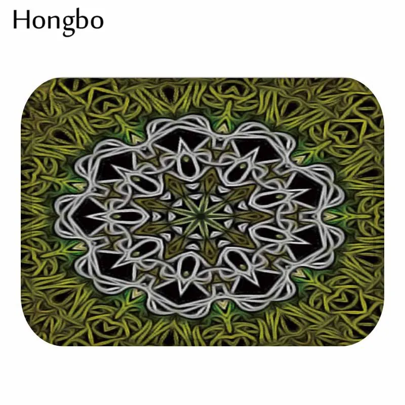 Коврик Hongbo India Datura с геометрическим цветочным принтом Защита окружающей среды