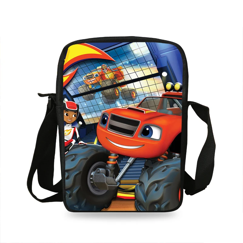 Сумка мессенджер Blaze And The Monster Machines с принтом для молодых мальчиков/девочек