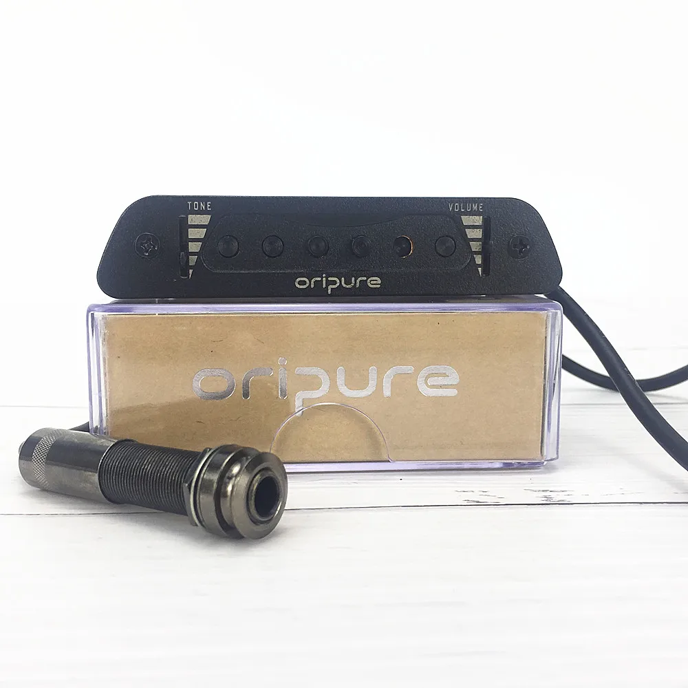 OriPure Магнитный Акустическая гитара Soundhole затактовый звукосниматель с одной