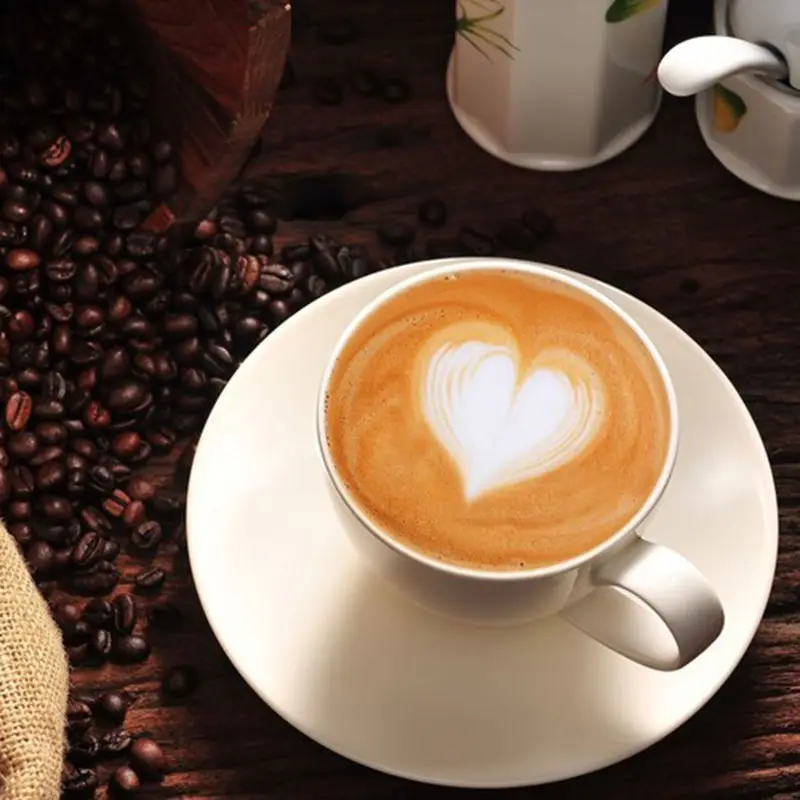 8 шт./компл. принт Форма Кофе плесень капучино латте художественный трафарет пена