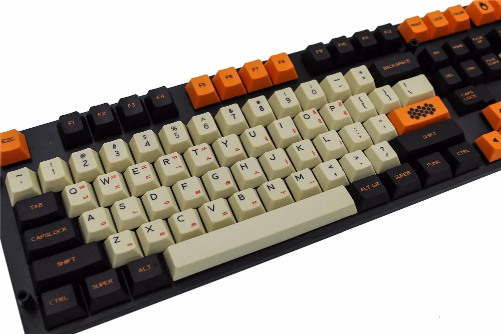 Английская/Корейская версия 169/124 ключа PBT Cherry оригинальная высота IOS Keycap