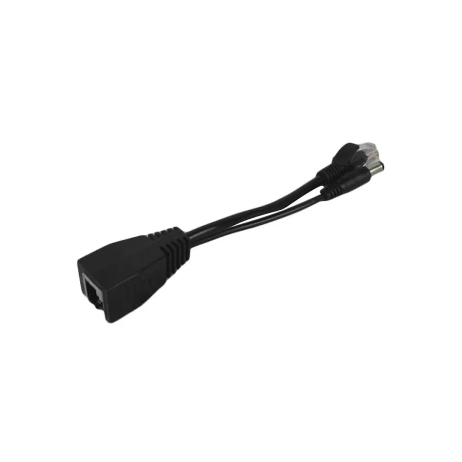 Экранированная лента RJ45-DC кабель адаптер POE сплиттер инжектор блок питания 12-48 В ip-камера аксессуары Hiseeu