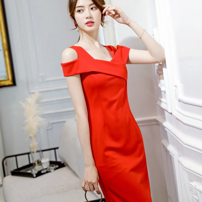 Новинка весна-лето 2019 модное повседневное пикантное праздничное платье большого