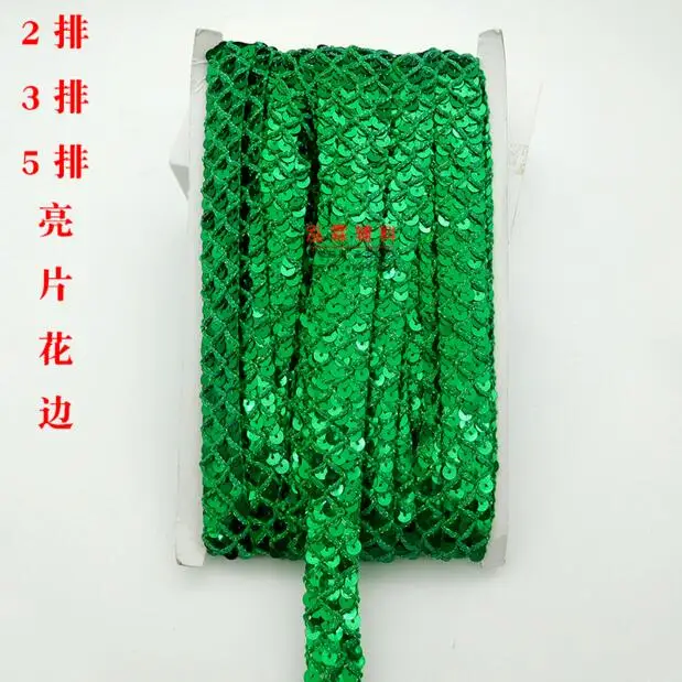 13 м/2/3/5 рядов DIY цвета: золотистый, Серебристый блесток лентой отделка ткань для латиноамериканских танцев платье для танцев костюм украшения ШВЕЙНАЯ кружево с блестками