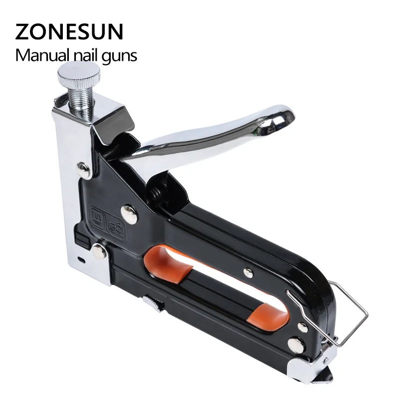 ZONESUN многофункциональный инструмент степлер для ногтей мебели деревянной двери