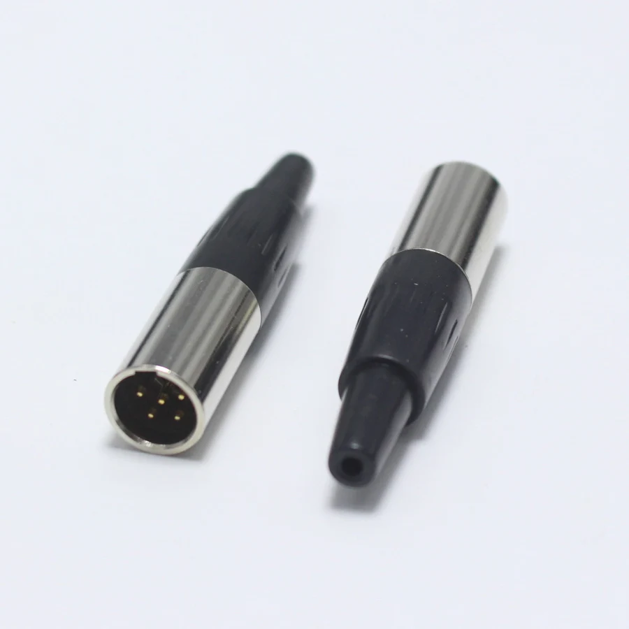 1 шт. мини XLR штекер с хвостом 5 Pin маленький P Аудио Микрофон Разъем сварной