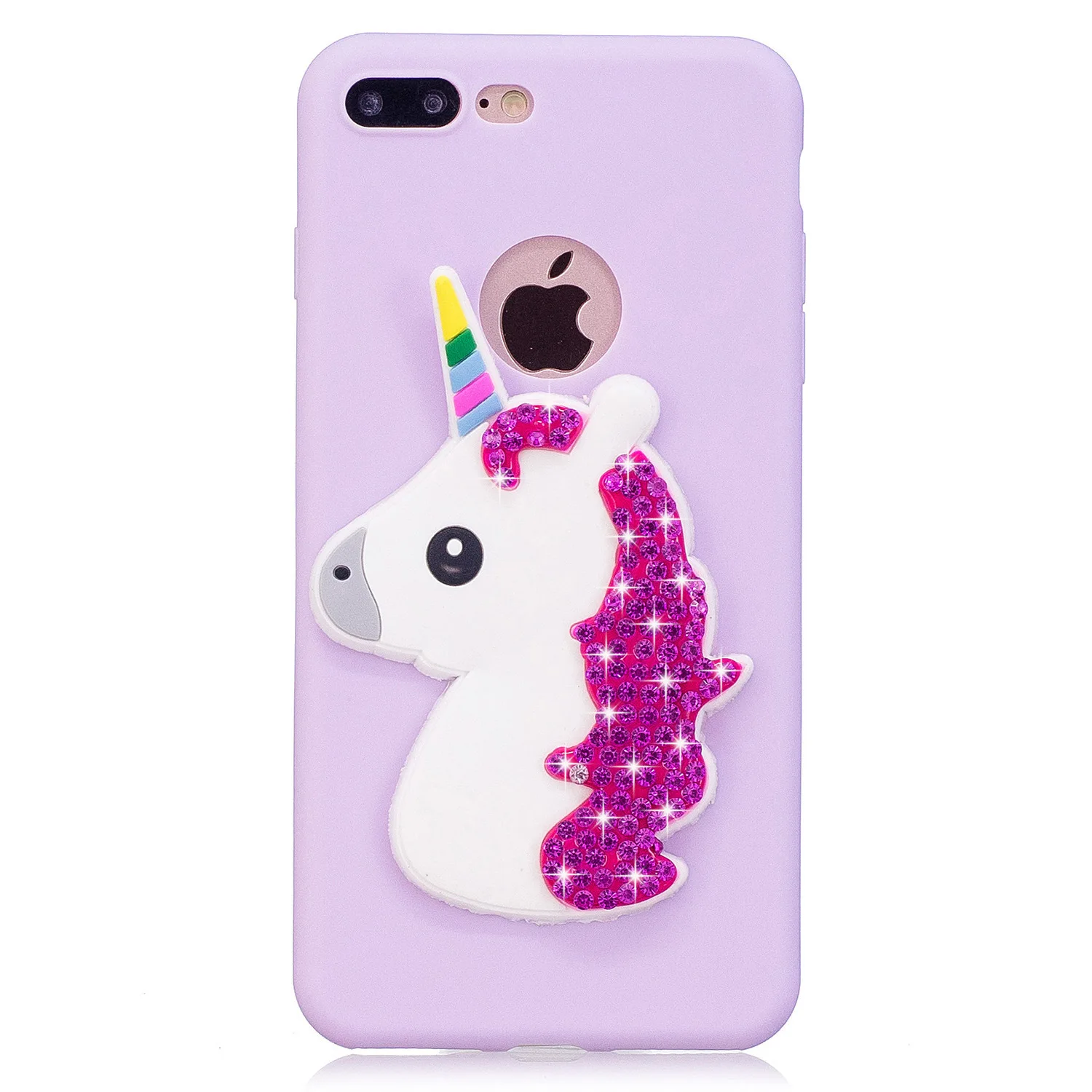 Pink Cute Cartoon Unicorn Glitter Star Dynamic Liquid Quicksand Phone Cases For iPhone X Case for Iphone 6 6S 7 8 Plus 5 5S |