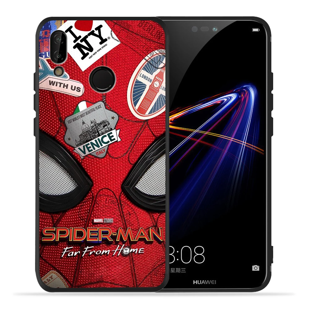 08 Чехол Марвел, Мстители, паук-герои в масках, для huawei P30 Pro для huawei p20 lite Коврики 20 X Honor 8 10 P Smart Etui Coque Мягкий силиконовый чехол - Цвет: 08