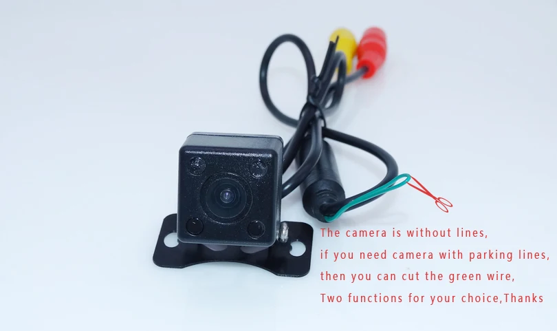 Factory direct sale Wholesale Wide Viewing Angle Waterproof Reversing Camera IR LED Night Vision Car Rear View Camera Free Ship images - 6