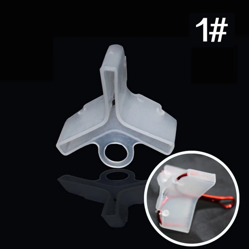 50 шт./лот полиэтиленовый материал прочные рыболовные тройные Крючки чехлы для