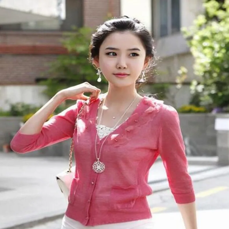 

N164 collares Fashion New Vintage Style Flower Crystal Women Black Silver Necklace Long Chain bijoux Gift jewelry wholesale