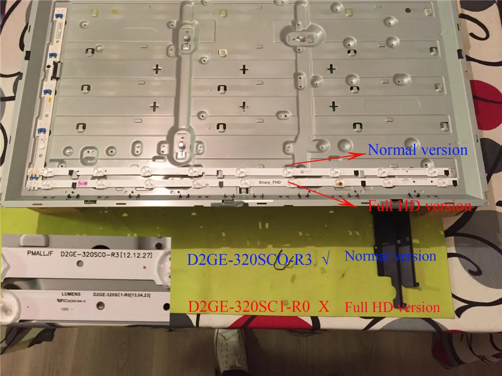 Светодиодный Подсветка полосы для samsung UN32F5500AH UN32F5500AG 32 дюймов ТВ светодиодный s бары Замена D2GE-320SC0-R3 UN32F5500AK UN32F5500AF