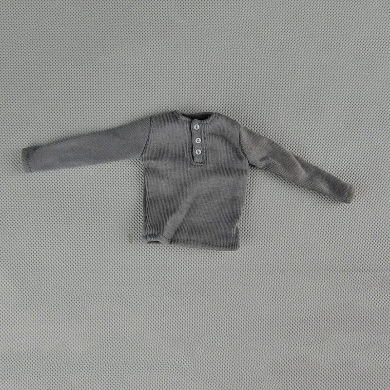 Модель серого свитера с длинным рукавом в масштабе Второй мировой войны немецкие