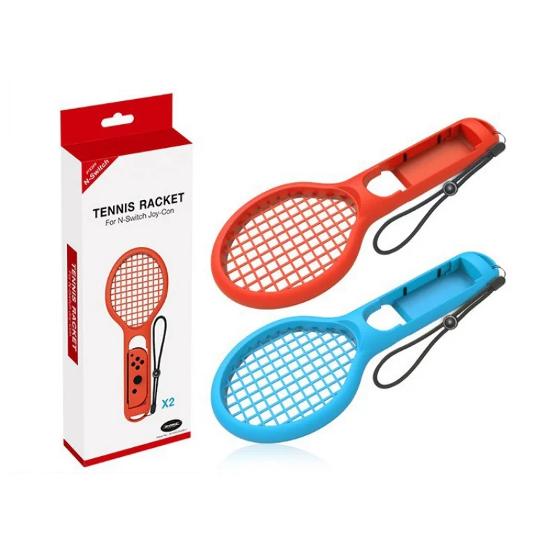 

Somatosensory Tennis Racket 2pcs Controller Grips Handle For Nintendo Switch NS Console Holder High dustproof Handle