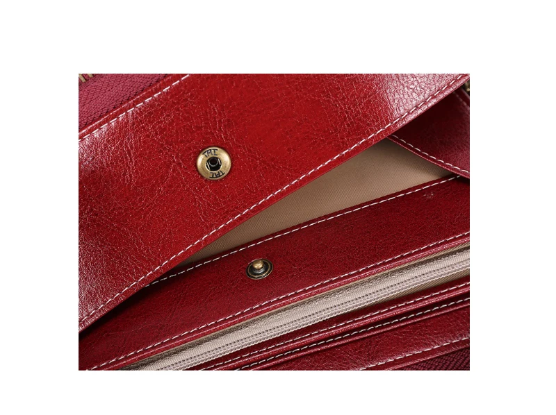 Модный Кошелек Rfid из натуральной кожи для женщин, бизнес-держатель для карт, карт, телефона, карманный Женский клатч