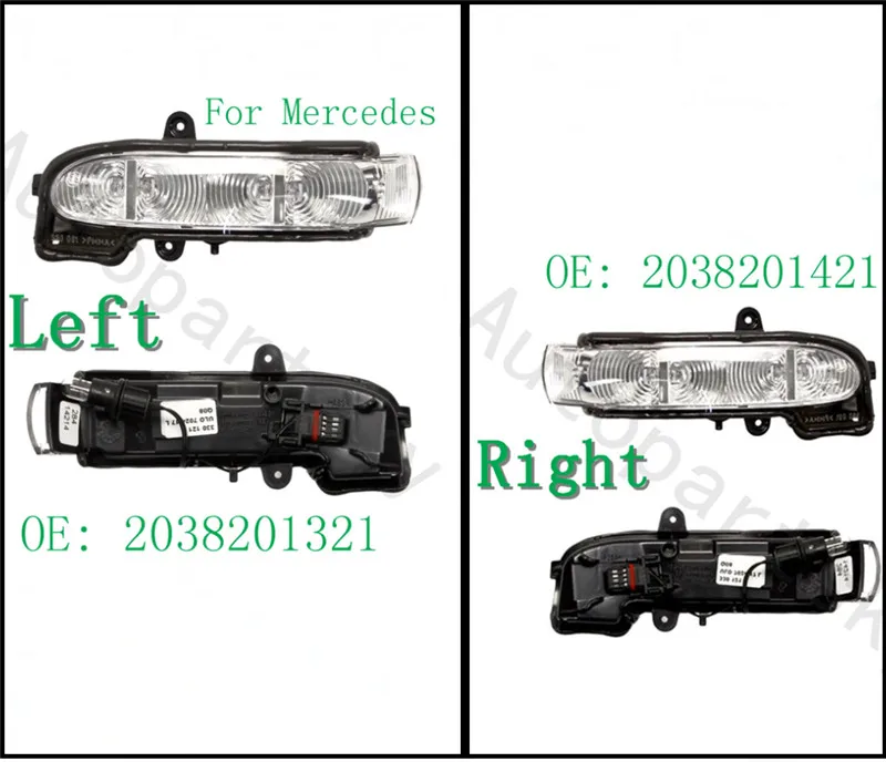 Для Mercedes Benz W211 S211 W463 W461 G/E Class Автомобильное зеркало заднего вида светодиодный