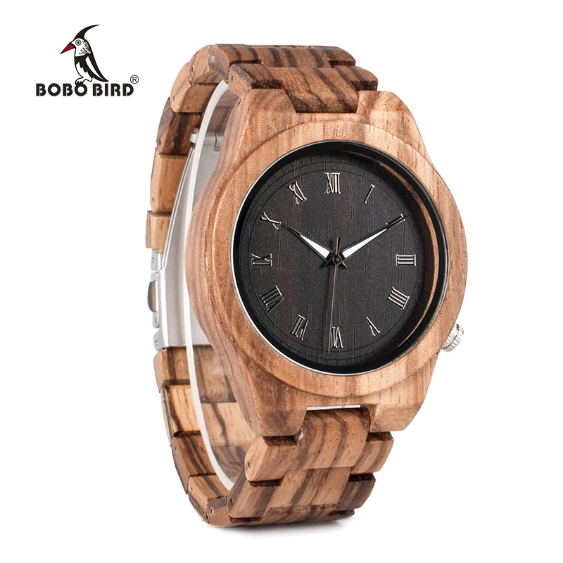 Мужские часы BOBO BIRD деревянные наручные W M30 Прямая поставка|watch for|watches for menwatch zebra |