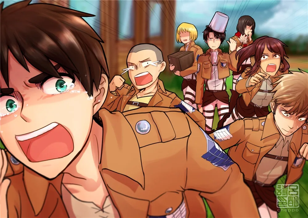 Аниме постеры Токийский отбеливатель атака на Титанов Гуль Fate Zero картины