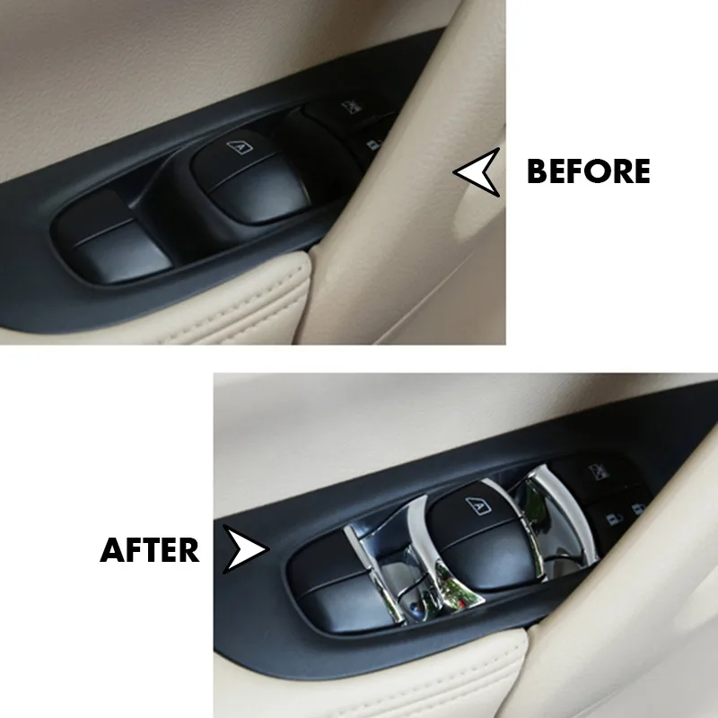 Автомобиль хром окна с декоративными пуговицами Декор наклейки блестками для