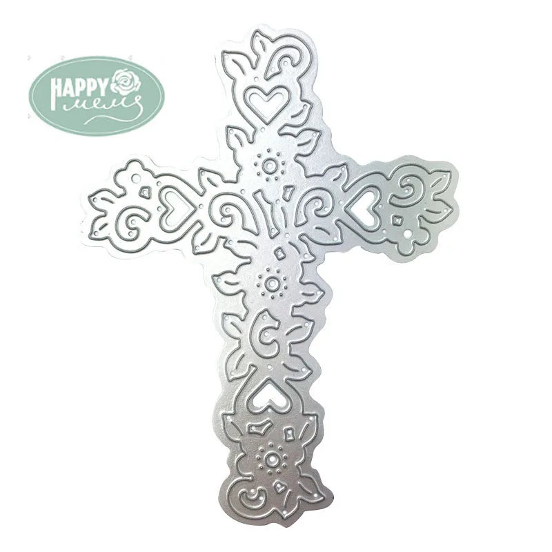 Happymems металлические штампы с цветочным рисунком для рукоделия штамп резки