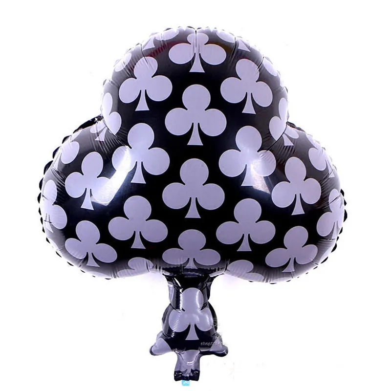 10 шт. игральные карты гелиевые фольгированные шары сердце бриллиантовые Клубные