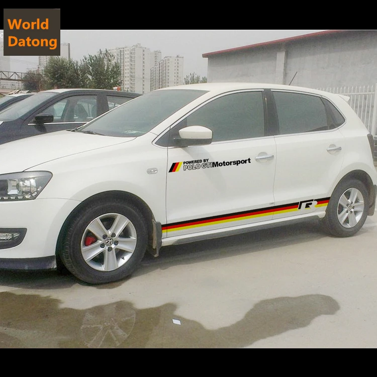 Мир Датун МоторСпорт Стайлинг автомобиля стикер для Volkswagen Scirocco Polo Golf Car Обе