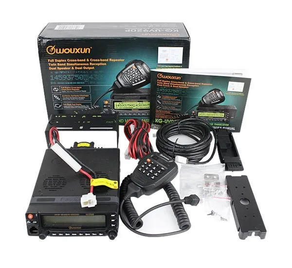 WOUXUN kg-uv920p 136-174/400-480 мГц мобильного автомобильный Радио УВЧ + УКВ 999ch Dual Band Дисплей