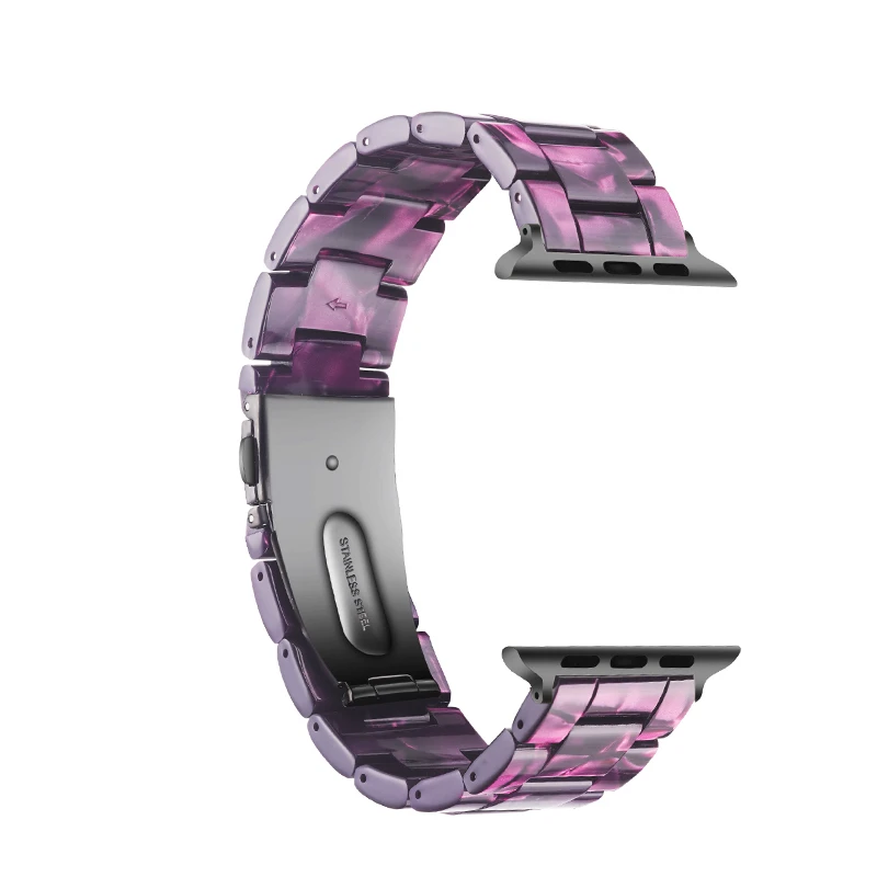 Ремешок для часов из смолы 3/2/1 Iwatch серии браслет Apple Watch 38/40/42/44 мм ремешки имитация