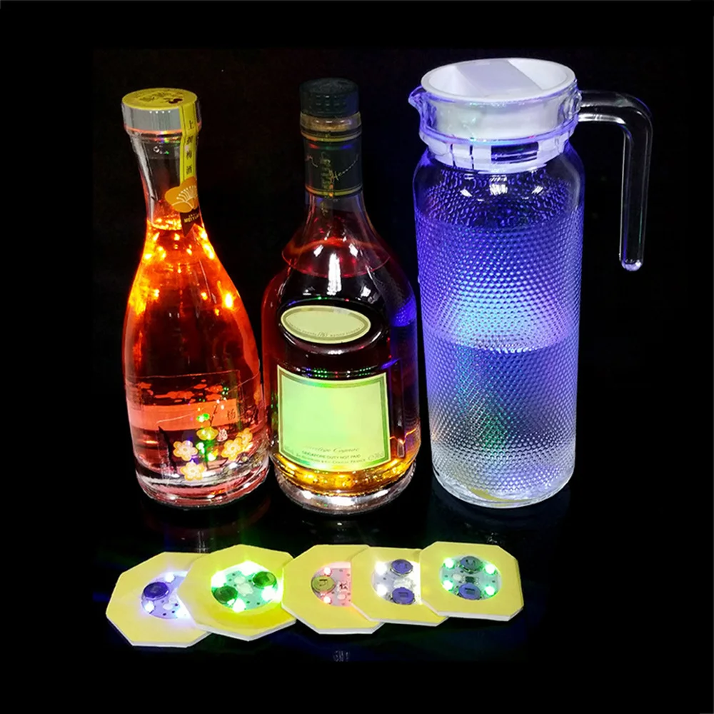 Home Craftsmanship Led Clouds Flying Car Bar atmosphere bright coasters color change for nightclubs 5 pieces of romance | Дом и сад