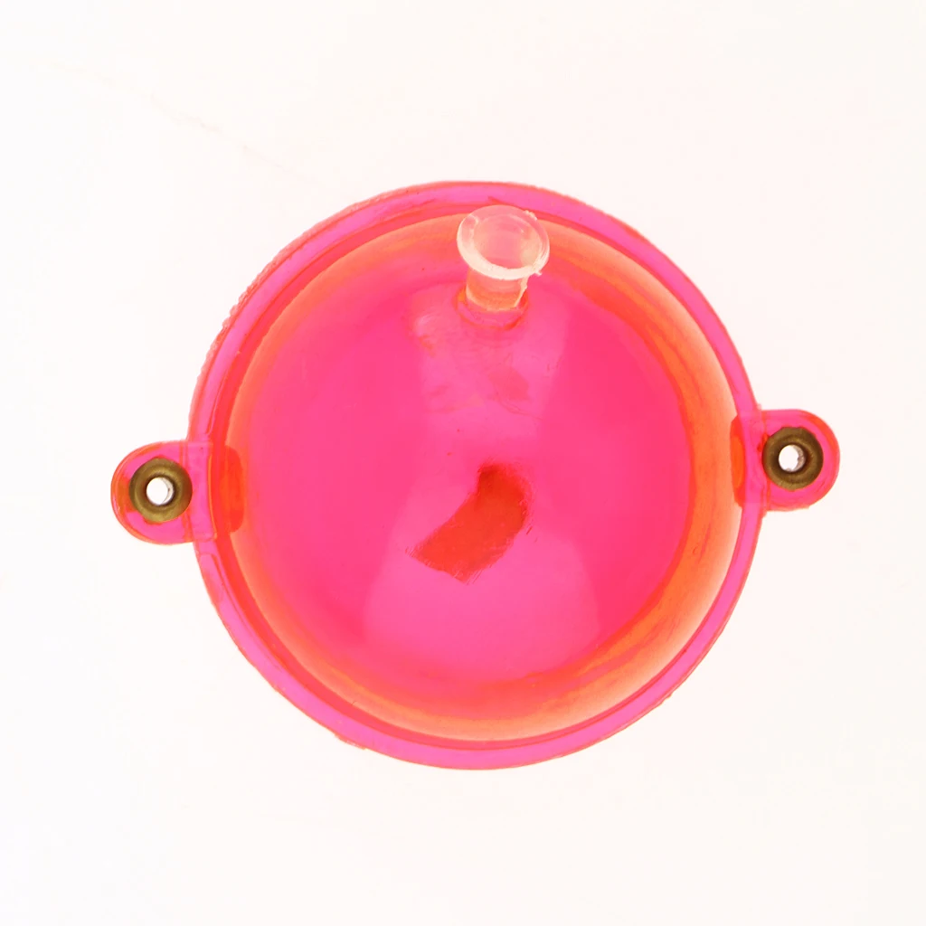 

5pcs/set Fishing Float ABS Plastic Balls Clear Airlock Strike Indicators Red Tackle Accessories