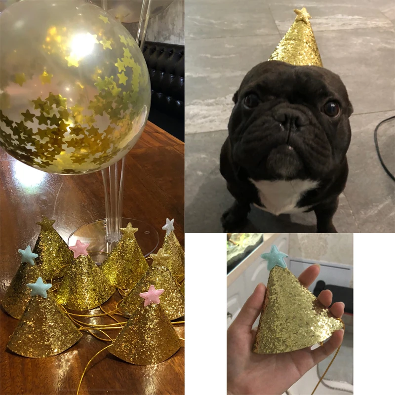 1 шт. Новые Симпатичные Блеск День рождения Шапки Star Кепки Baby Shower реквизит для