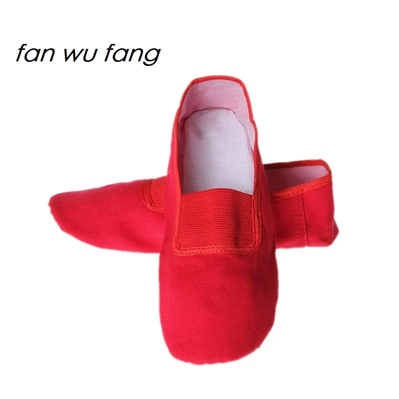 Fan wu fang/Новинка 2017 года парусиновая спортивная обувь с Красной мягкой подошвой