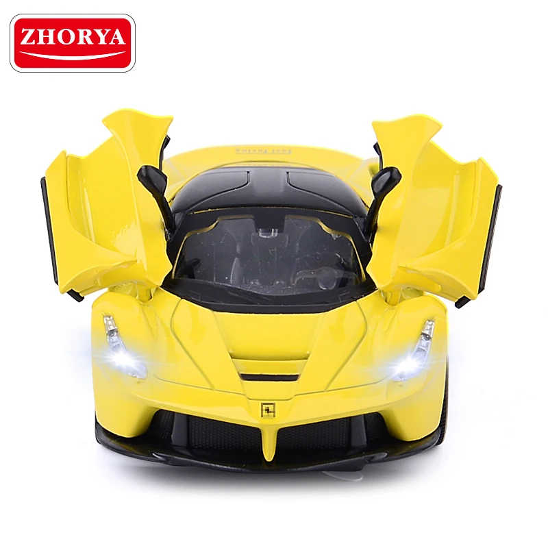1/28 Ferrarie Diecasts Металлический Игрушечный Автомобиль для детей высокая имитация