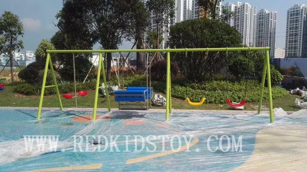 Экспорт в Европу Детские наружные качели одобренное CE оборудование для игровой
