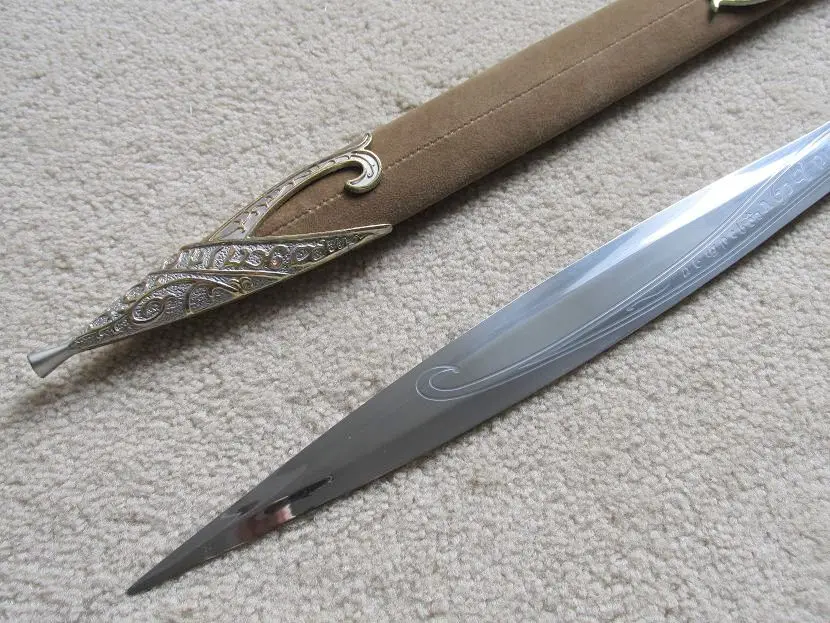 S0167 Властелин колец FRODO STING HOBBIT BILBO BAGGINS меч с ножнами 25 3&quot|lord of|lord of thelord rings |
