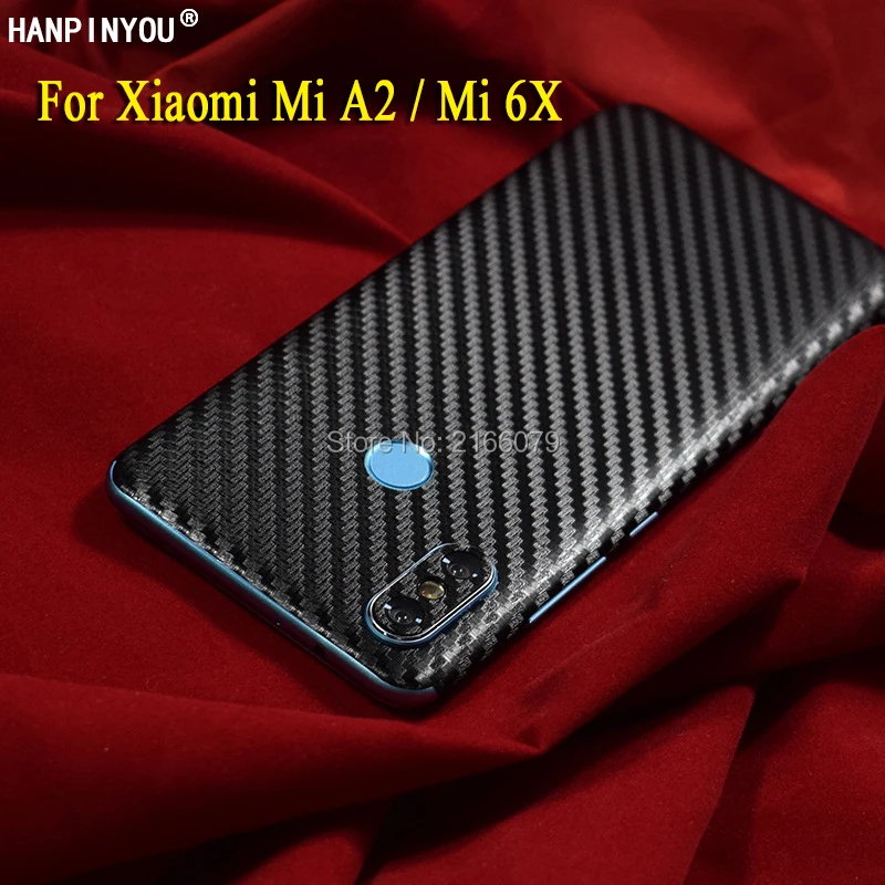 For Xiaomi Mi A2 / 6X 5.99&quot New 360 Degree Full Body Decal Skin 3D Carbon Fiber Phone Protective Sticker Case |