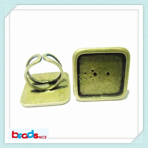 Регулируемое кольцо Beadsnice ID3267 Ювелирная фурнитура заводская цена кольца ручной