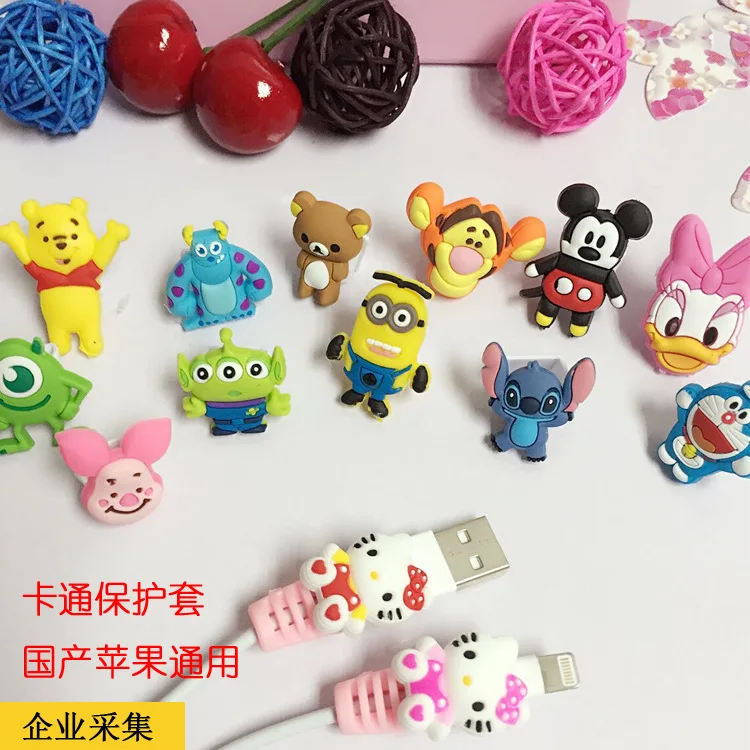 100 шт. usb-кабель для передачи данных защита от взлома защитный рукав зарядки