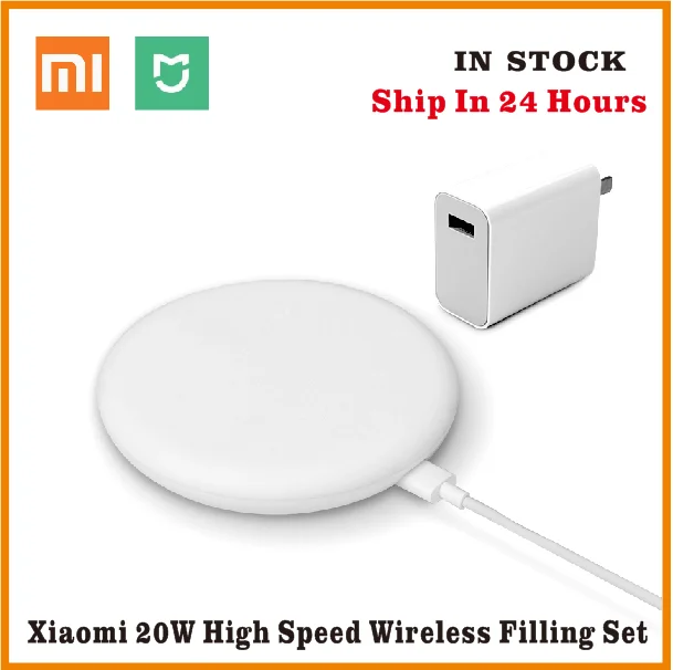 2019 Оригинальное Беспроводное зарядное устройство Xiaomi mi 20 Вт макс. для Mi 9 (20 Вт) MIX 2S