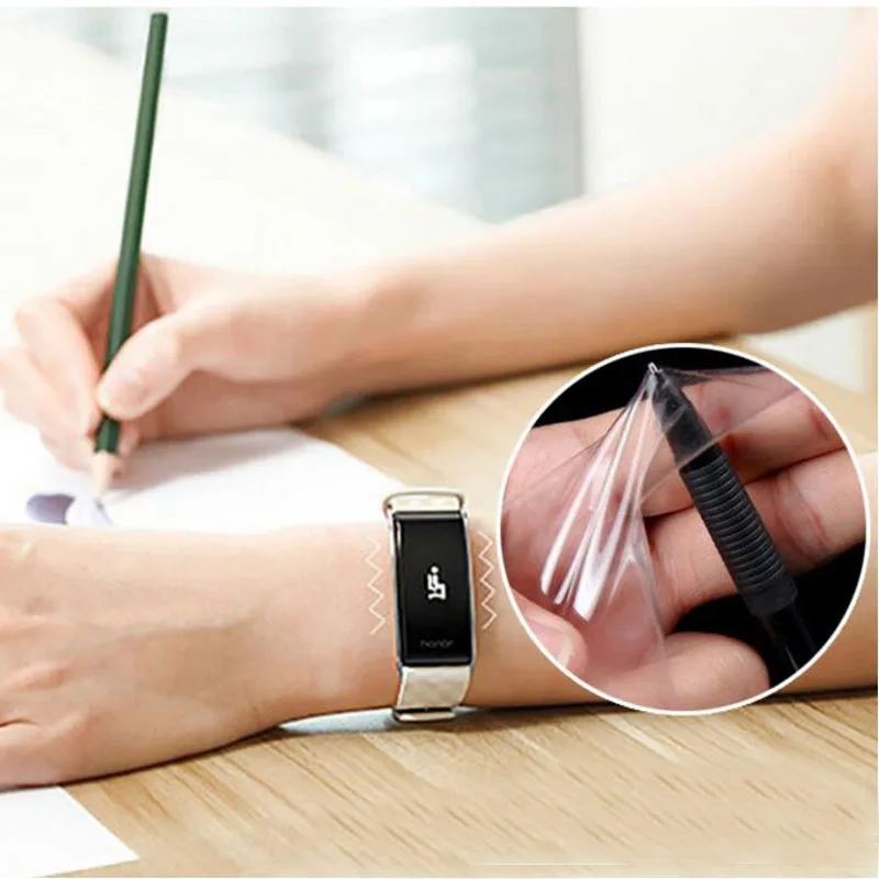 

2pcs Anti-shock Soft TPU Ultra Clear HD Protective Film For Huawei Honor Band A2 Smart Wristband Full Screen Protector Cover