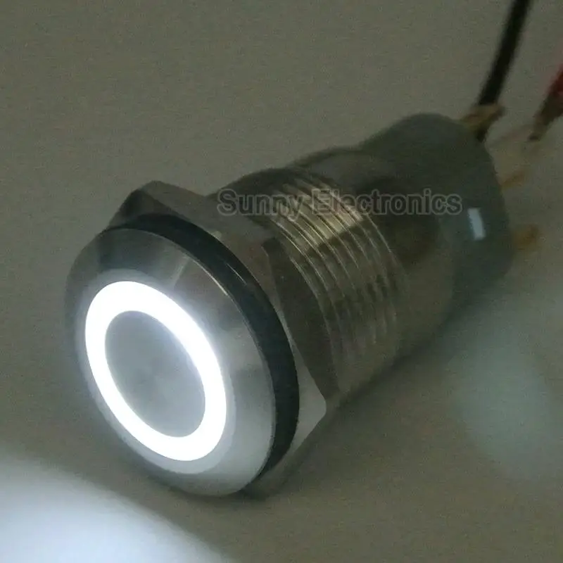 Водонепроницаемый металлический кнопочный выключатель из нержавеющей стали