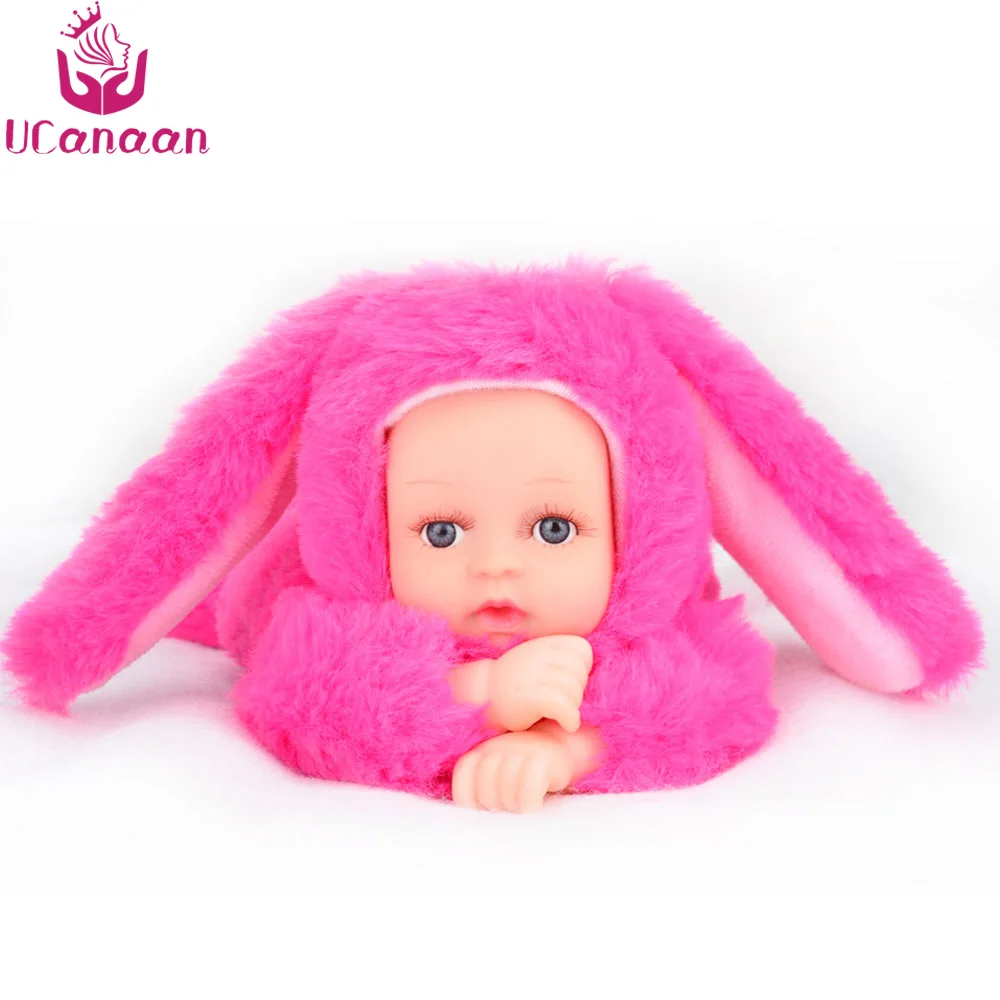 UCanaan Мягкие плюшевые мягкие игрушки для детей Kawaii 6 цветов Кролик Медведь Детские