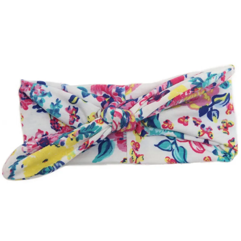 Новинка Детский Малыш новорожденный младенец богемный кролик уши тюрбан Узелок