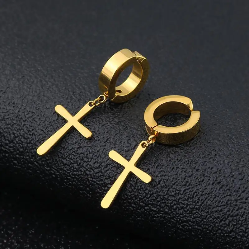 Запонки на клипсе серьги без пирсинга для мужчин и женщин нержавеющая сталь 316