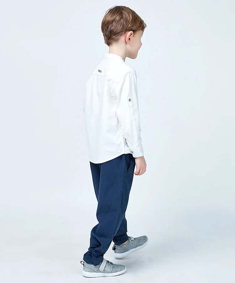 

Boy's fashionable clothes cotton + hemp shirt