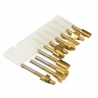 18 hss wood router bits files titanium coated mini 3mm wood cutter milling fits dremel rotary set carpenter tool with case