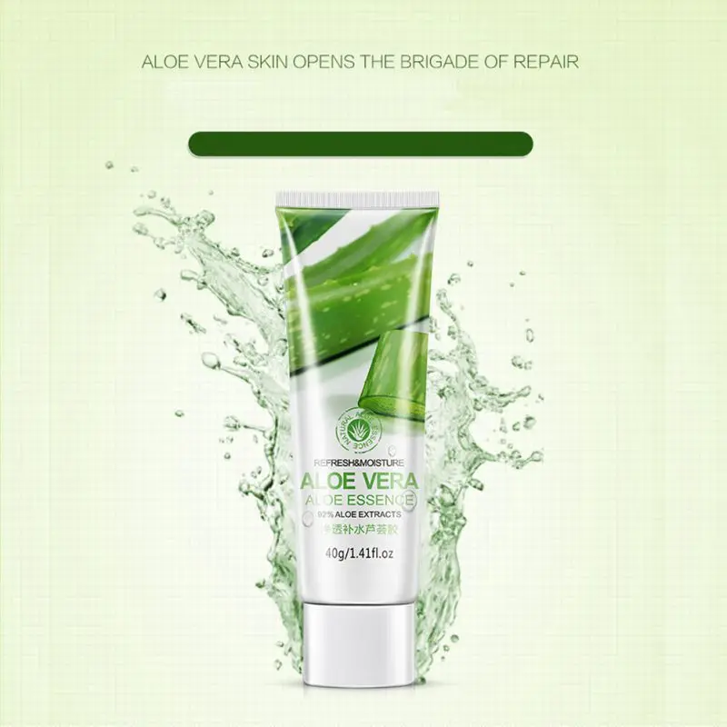 Чистая прозрачная воды гель алоэ вера масло увлажняющий крем против черных точек