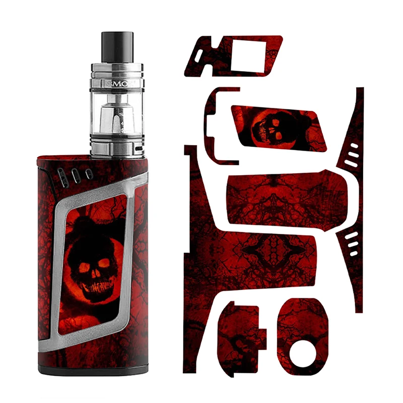 Череп дизайн для Smok Alien 220 виниловая кожа 220W Набор наклеек 0056|Наклейки| |
