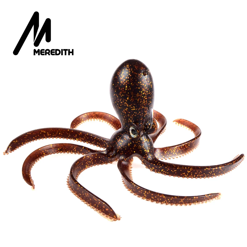 Рыболовные приманки MEREDITH 280 г 24 см с длинным хвостом мягкие осьминог|soft lure fish|lure