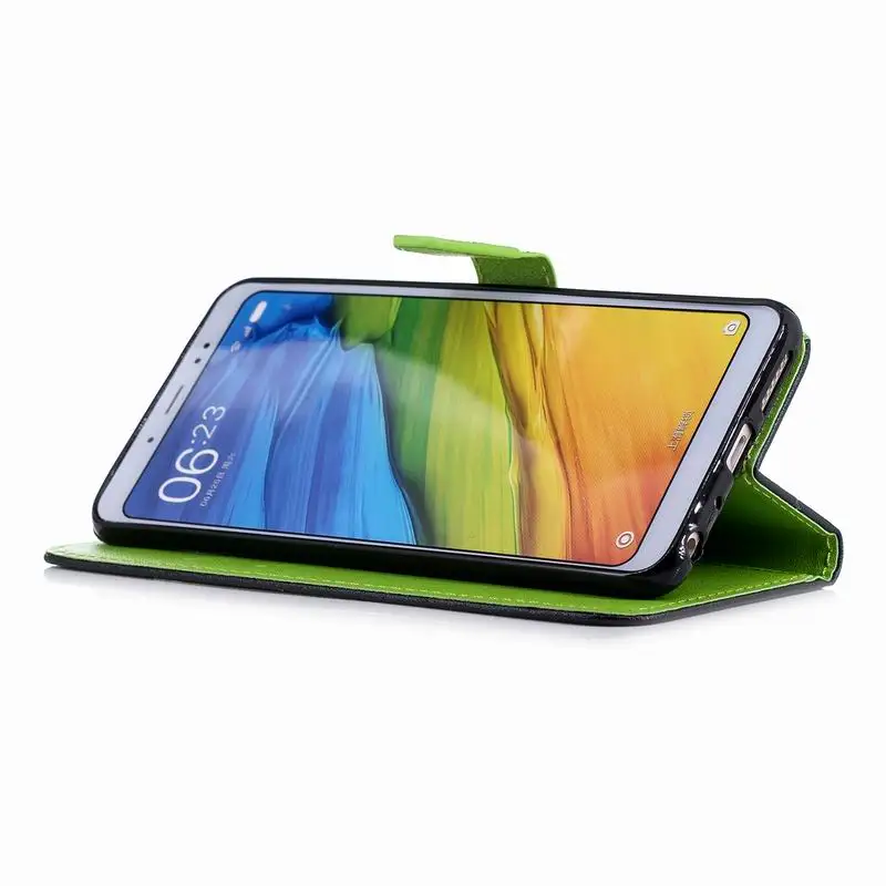 For Xiaomi Mi 5A 5X 6 6X Case dual color PU Leather Cover Luxury Flip Stand Xiao Mi6X Mi6 Mi5X Mi5A With Lanyard | Мобильные